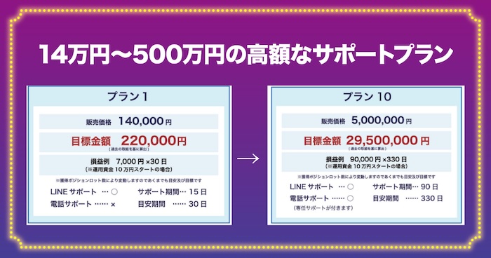 話題の最新副業の高額なサポートプラン