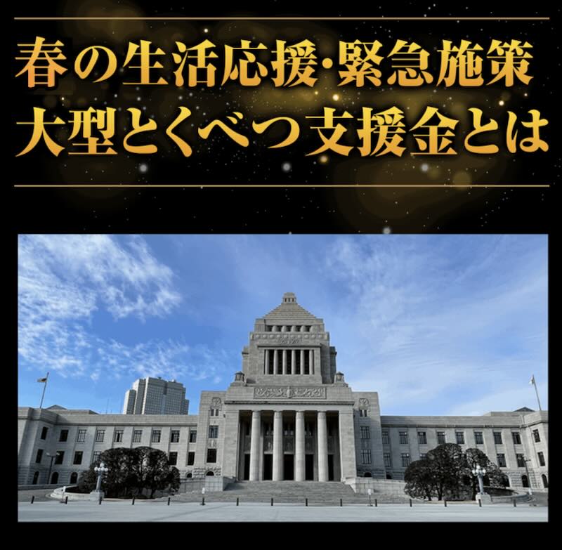 大型とくべつ支援金とは